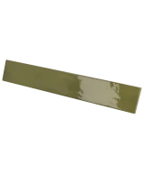 Carrelage Manacor Basil Green 6,5x40 cm - vue latérale du carreau