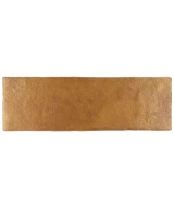 Carrelage Artisan Gold 6,5x20 cm - vue de face du carreau
