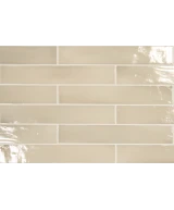 Carrelage Manacor Beige Argile 6,5x40 cm - détail du carreau