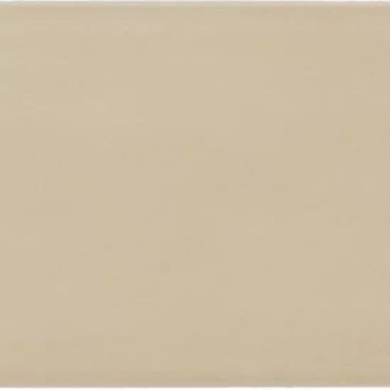 Carrelage Manacor Beige Argile 6,5x40 cm - vue de face du carreau