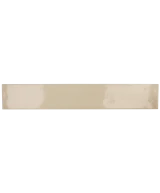 Carrelage Manacor Beige Argile 6,5x40 cm - vue de face du carreau