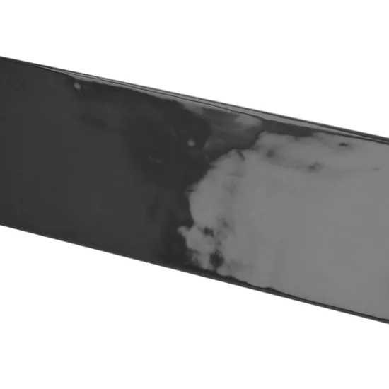 Carrelage Manacor Black 6,5x40 cm - vue latérale du carreau