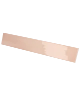 Carrelage Manacor Blush Pink 6,5x40 cm - vue latérale du carreau