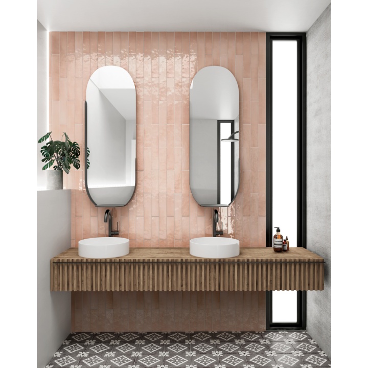 Manacor Blush Pink 6.5x40 cm - carrelage NAIS - image 4