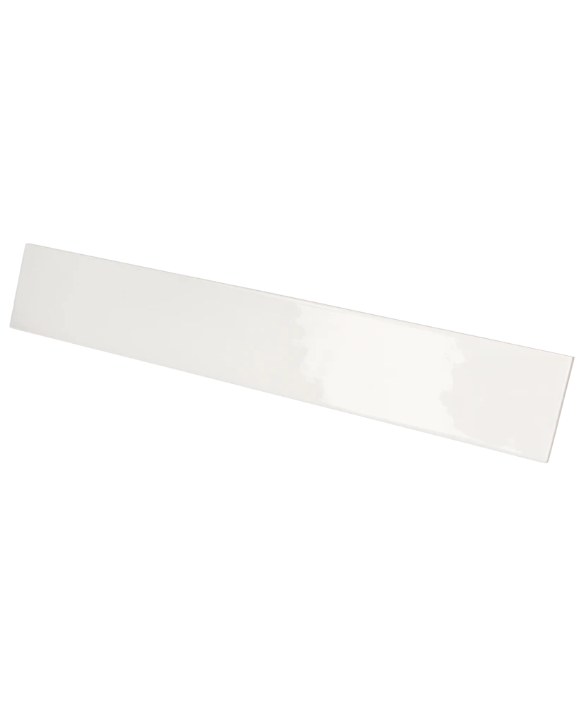 Carrelage Manacor White 6,5x40 cm - vue latérale du carreau