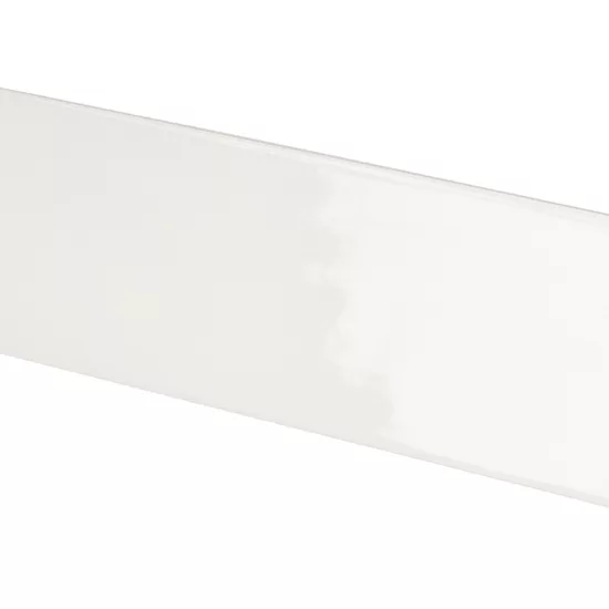 Carrelage Manacor White 6,5x40 cm - vue latérale du carreau