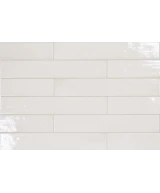 Carrelage Manacor White 6,5x40 cm - détail du carreau