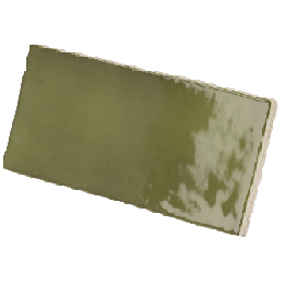 Manacor Basil Green 7.5x15 cm - carrelage NAIS