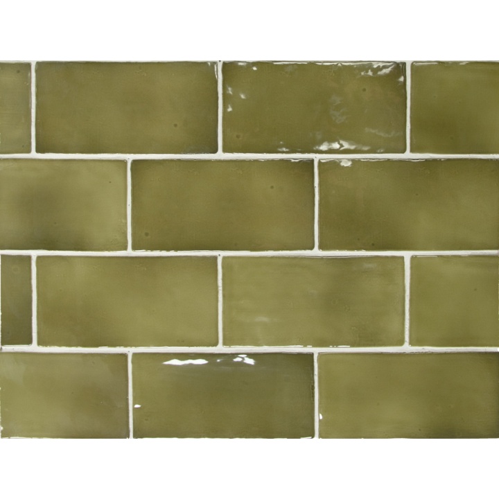 Manacor Basil Green 7.5x15 cm - carrelage NAIS - image 2