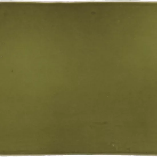 Carrelage Manacor Basil Green 7,5x15 cm - vue de face du carreau