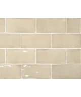 Carrelage Manacor Beige Argile 7,5x15 cm - détail du carreau