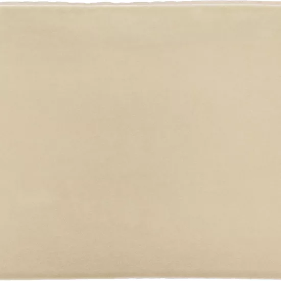 Carrelage Manacor Beige Argile 7,5x15 cm - vue de face du carreau
