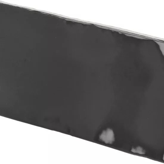 Carrelage Manacor Black 7,5x15 cm - vue latérale du carreau