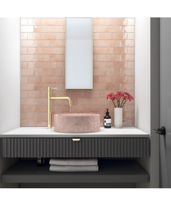 Manacor Blush Pink 7.5x15 cm - carrelage NAIS - image 4