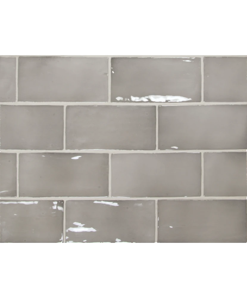 Carrelage Manacor Mercury Grey 7,5x15 cm - détail du carreau 2