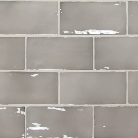 Carrelage Manacor Mercury Grey 7,5x15 cm - détail du carreau 2