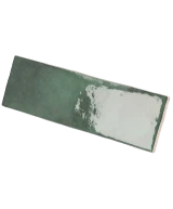 Carrelage Artisan Moss Green 6,5x20 cm - détail du carreau
