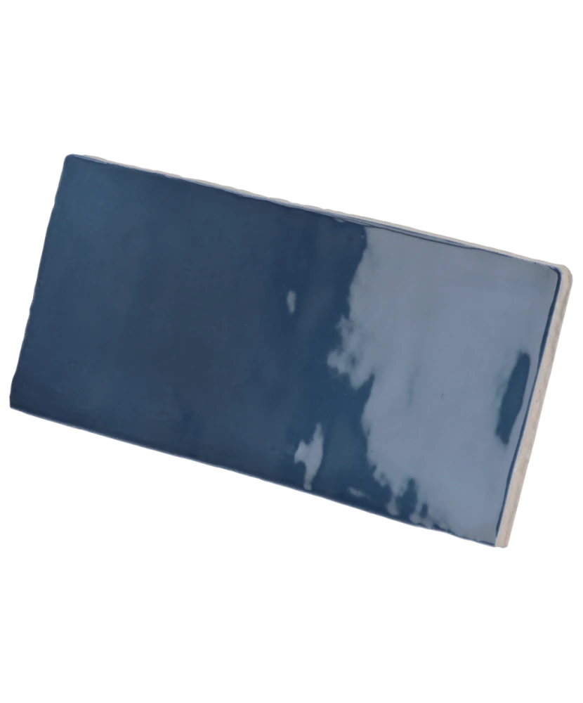 Carrelage Manacor Ocean Blue 7,5x15 cm - détail du carreau