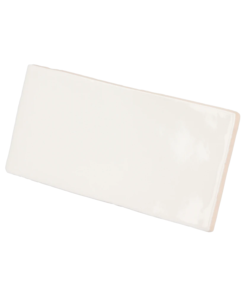 Carrelage Manacor White 7,5x15 cm - vue latérale du carreau