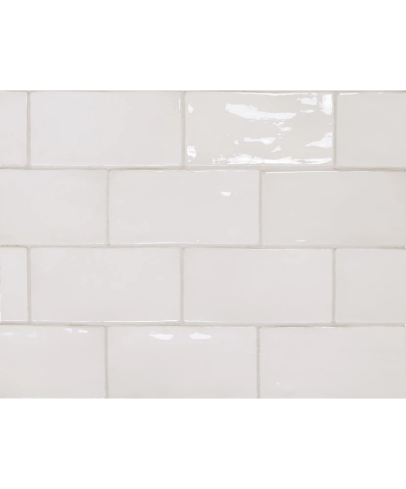 Carrelage Manacor White 7,5x15 cm - détail du carreau