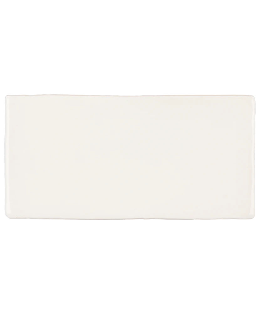 Carrelage Manacor White 7,5x15 cm - vue de face du carreau