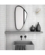 Carrelage Manacor White 7,5x15 cm - posé en salle de bain