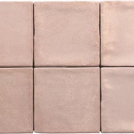 Carrelage Altea Dusty Pink 10x10 cm - détail du carreau 2