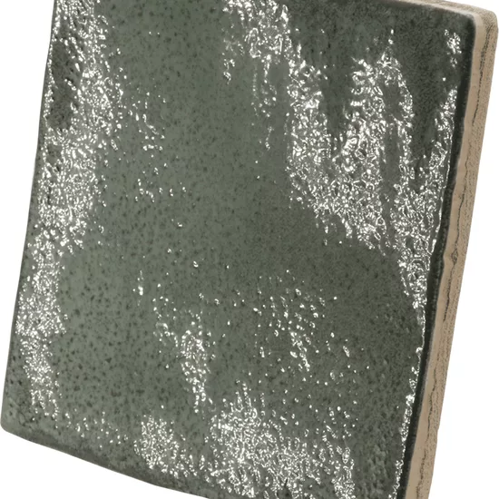 Carrelage Altea Pine Green 10x10 cm - vue latérale du carreau
