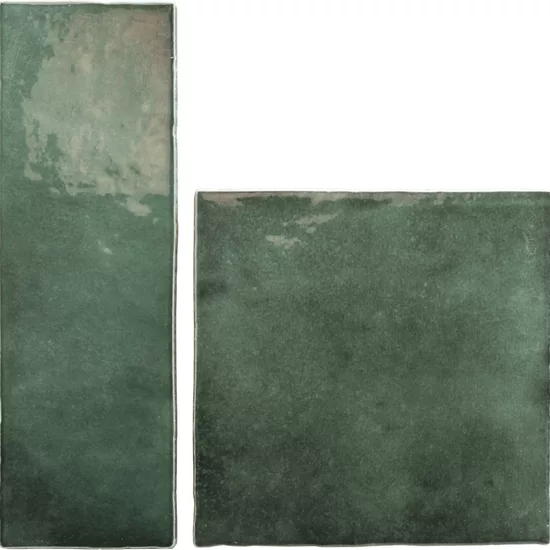 Carrelage Artisan Moss Green 6,5x20 cm - détail du carreau 4