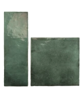 Carrelage Artisan Moss Green 6,5x20 cm - détail du carreau 4