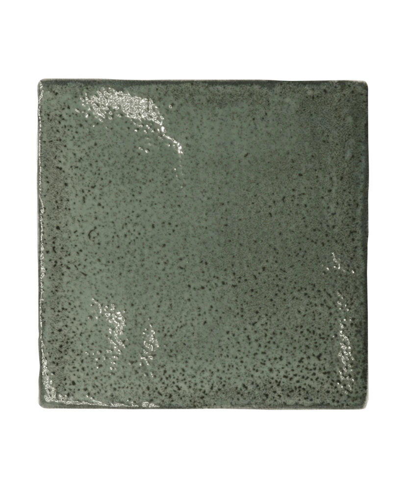 Carrelage Altea Pine Green 10x10 cm - vue de face du carreau