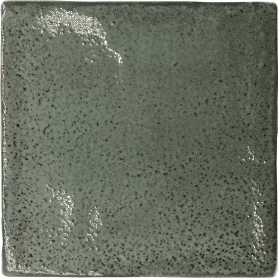 Carrelage Altea Pine Green 10x10 cm - vue de face du carreau