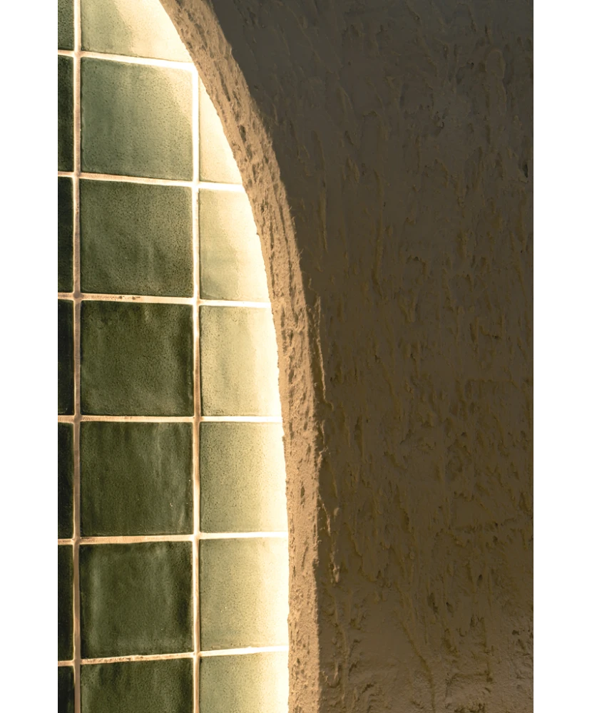 Carrelage Altea Pine Green 10x10 cm - vue d’ambiance 3