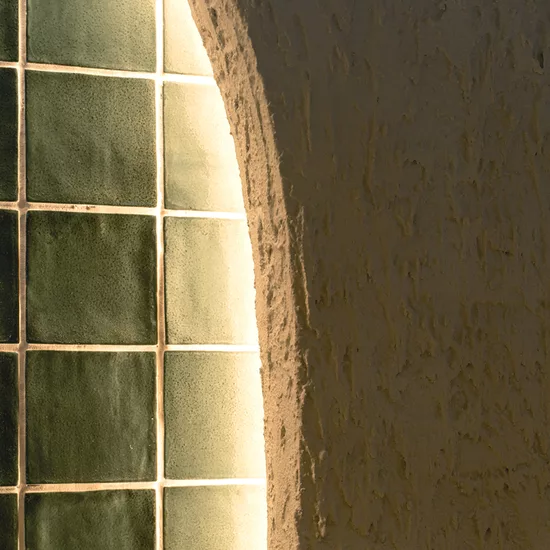 Carrelage Altea Pine Green 10x10 cm - vue d’ambiance 3