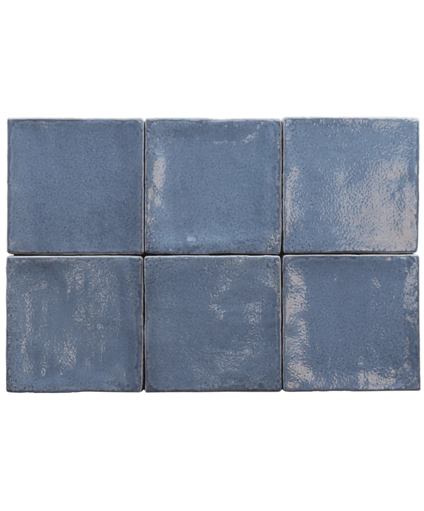 Carrelage Altea Thistle Blue 10x10 cm - détail du carreau 2
