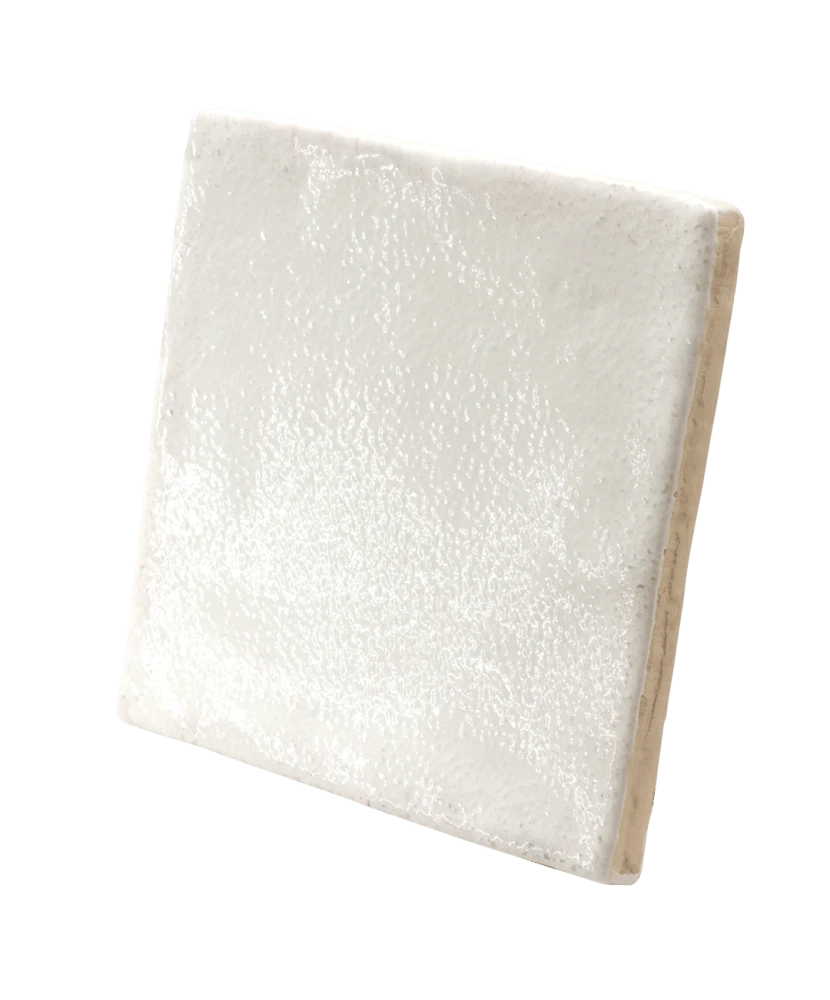 Carrelage Altea White 10x10 cm - vue latérale du carreau