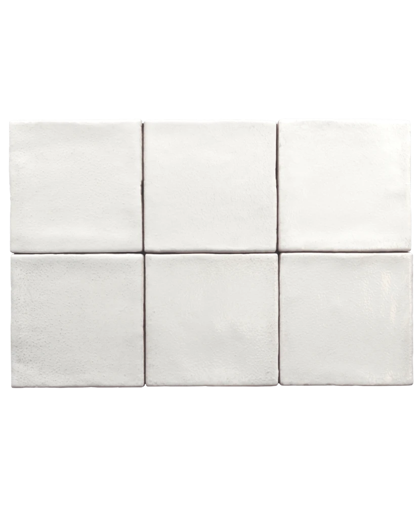Carrelage Altea White 10x10 cm - détail du carreau
