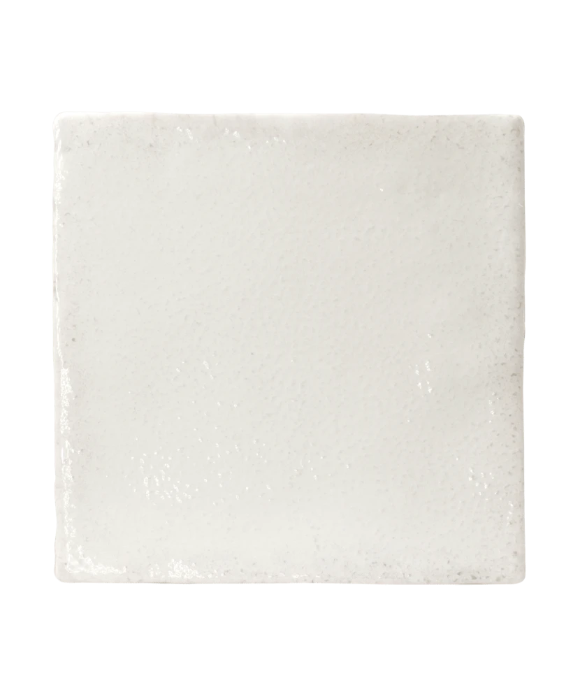 Carrelage Altea White 10x10 cm - vue de face du carreau