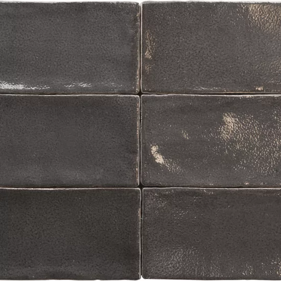 Carrelage Altea Black 7,5x15 cm - détail du carreau 2