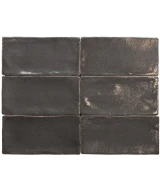 Carrelage Altea Black 7,5x15 cm - détail du carreau 2