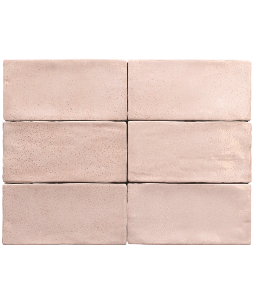 Carrelage Altea Dusty Pink 7,5x15 cm - détail du carreau 2