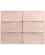 Carrelage Altea Dusty Pink 7,5x15 cm - détail du carreau 2