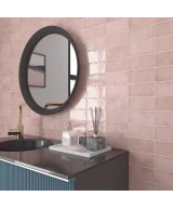Carrelage Altea Dusty Pink 7,5x15 cm - vue d’ambiance