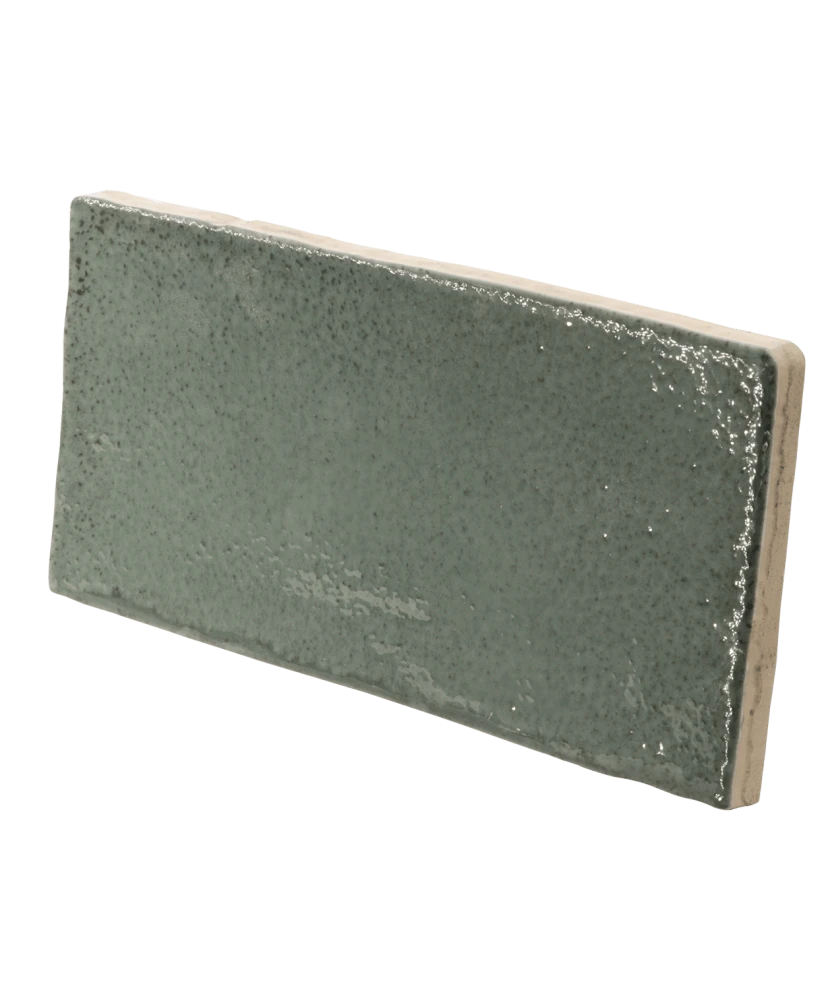 Carrelage Altea Pine Green 7,5x15 cm - vue latérale du carreau