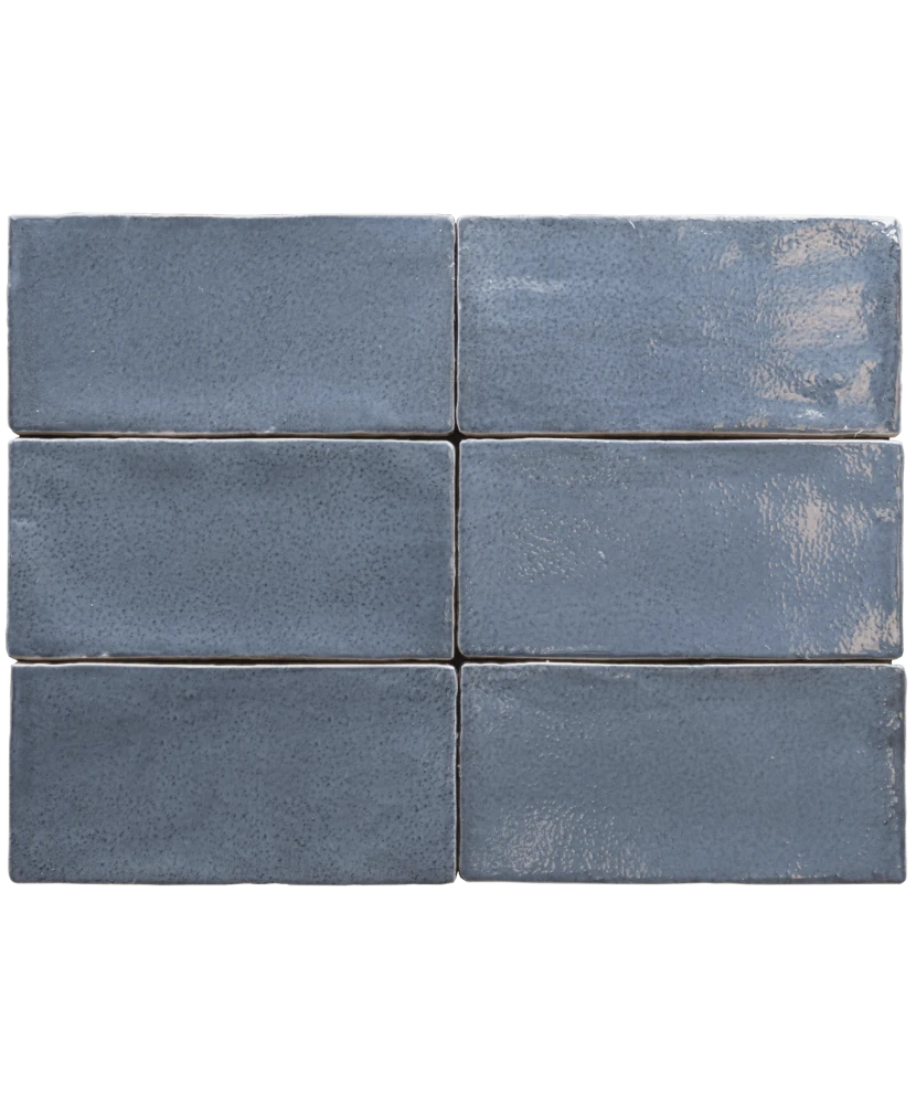 Carrelage Altea Thistle Blue 7,5x15 cm - détail du carreau 2