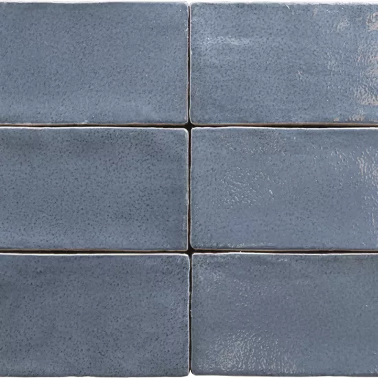 Carrelage Altea Thistle Blue 7,5x15 cm - détail du carreau 2
