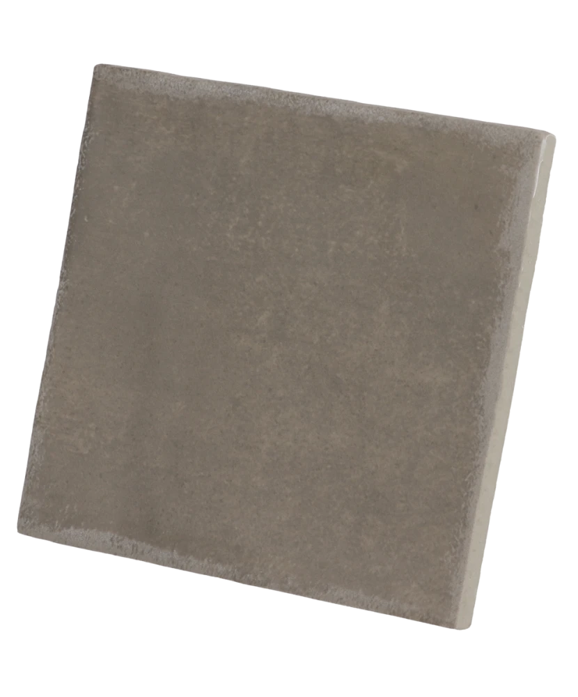 Carrelage Argile Cacao 10x10 cm - détail du carreau