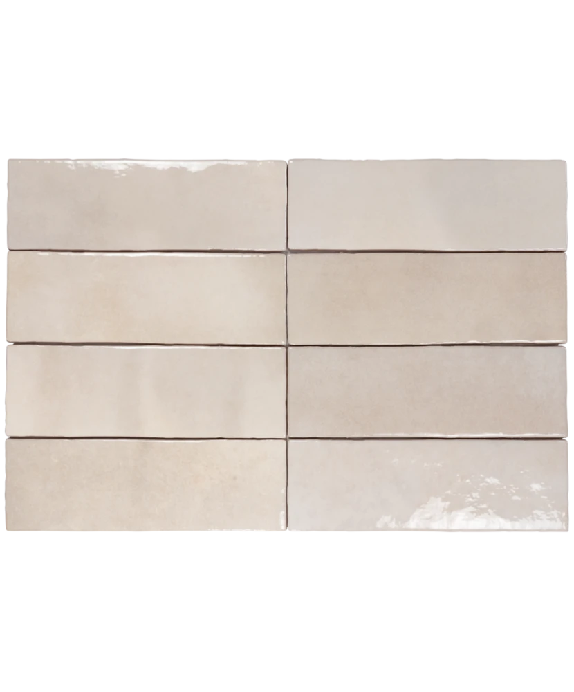 Carrelage Artisan Ochre 6,5x20 cm - détail du carreau 2