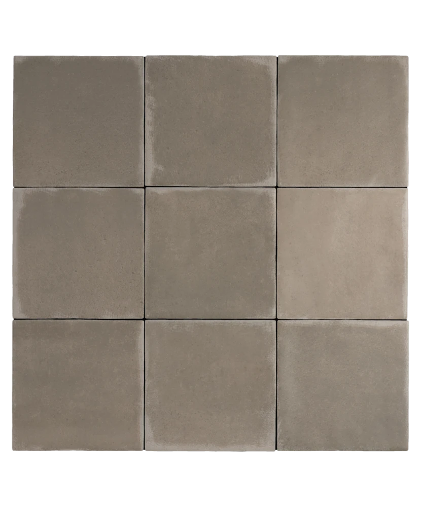 Carrelage Argile Cacao 10x10 cm - détail du carreau 2