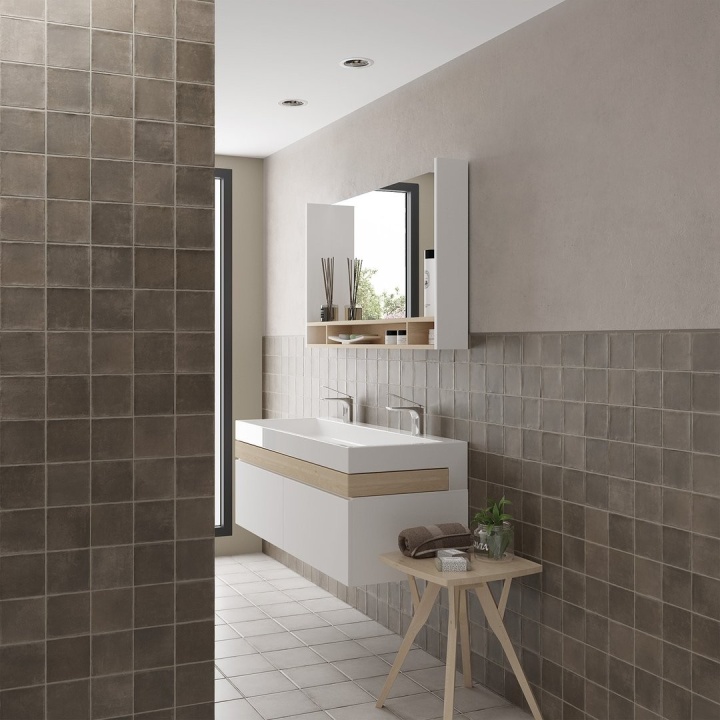 Argile Cacao 10x10 cm - carrelage NAIS - image 5